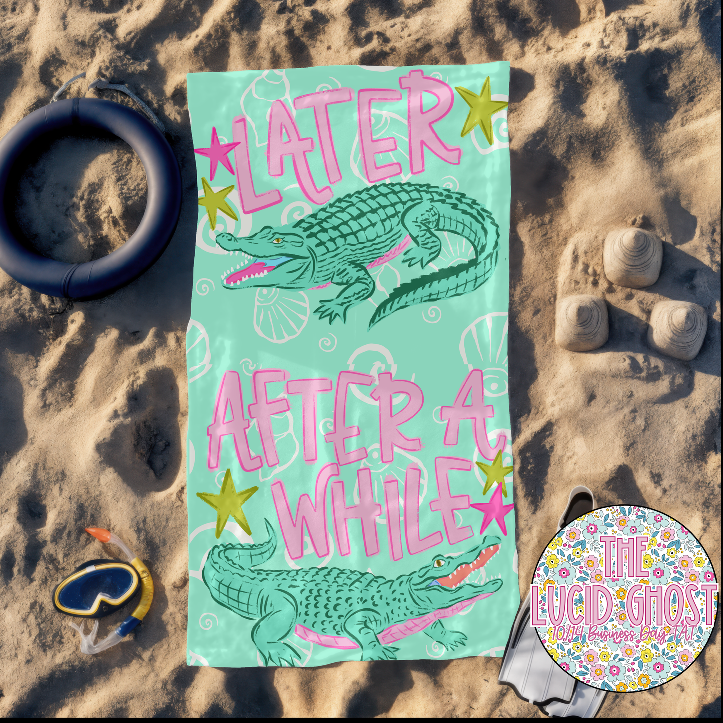 Later Gator Towel (Please read the description)