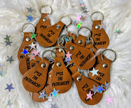 F the Patriarchy Keychain