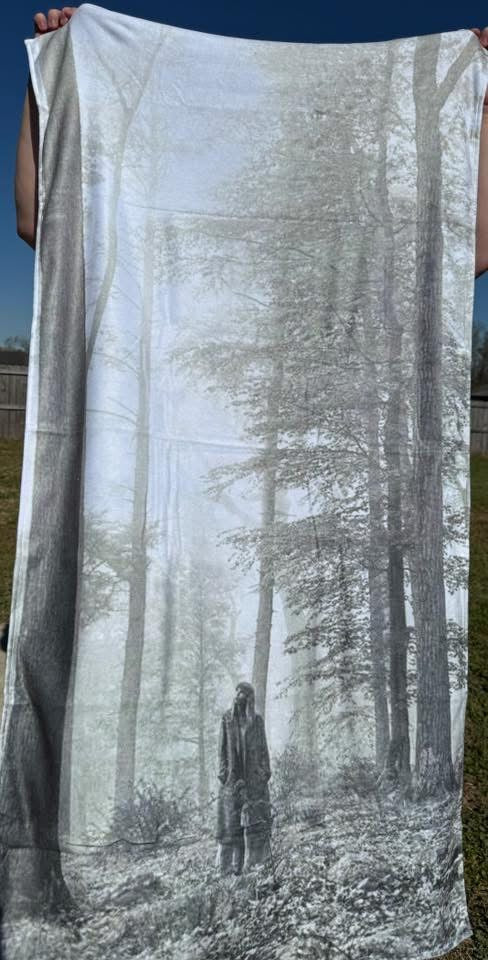Folk Trees Towel PRE-ORDER (Please read the description)