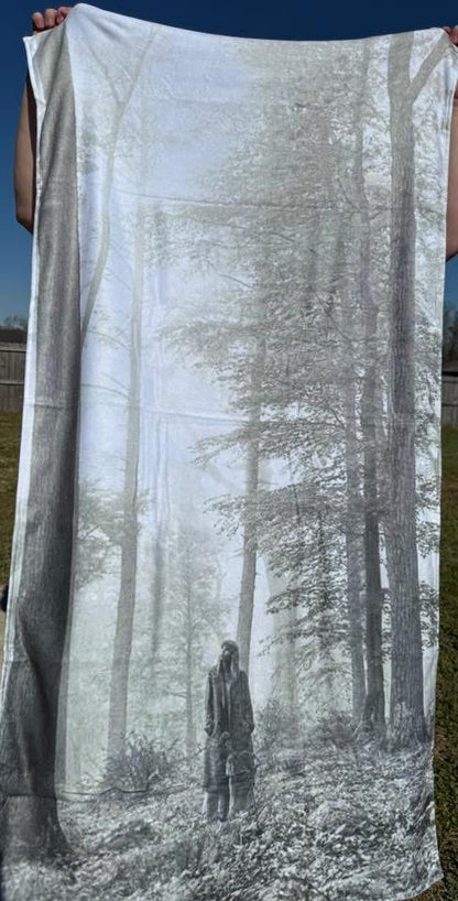 Folk Trees Towel PRE-ORDER (Please read the description)