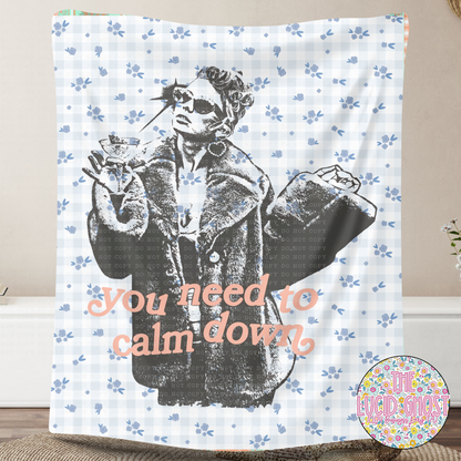 Calm Down Fleece Mink Blanket PRE-ORDER (Please read description)