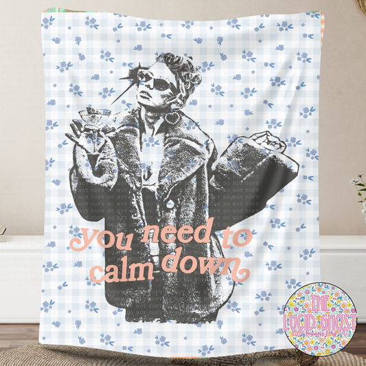 Calm Down Fleece Mink Blanket PRE-ORDER (Please read description)