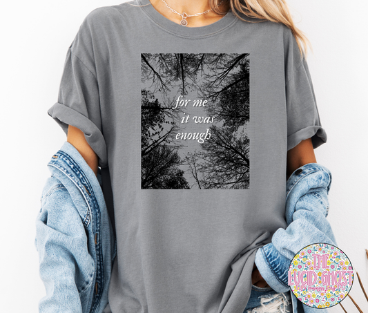 For me it was enough (short sleeve, long sleeve & sweater)