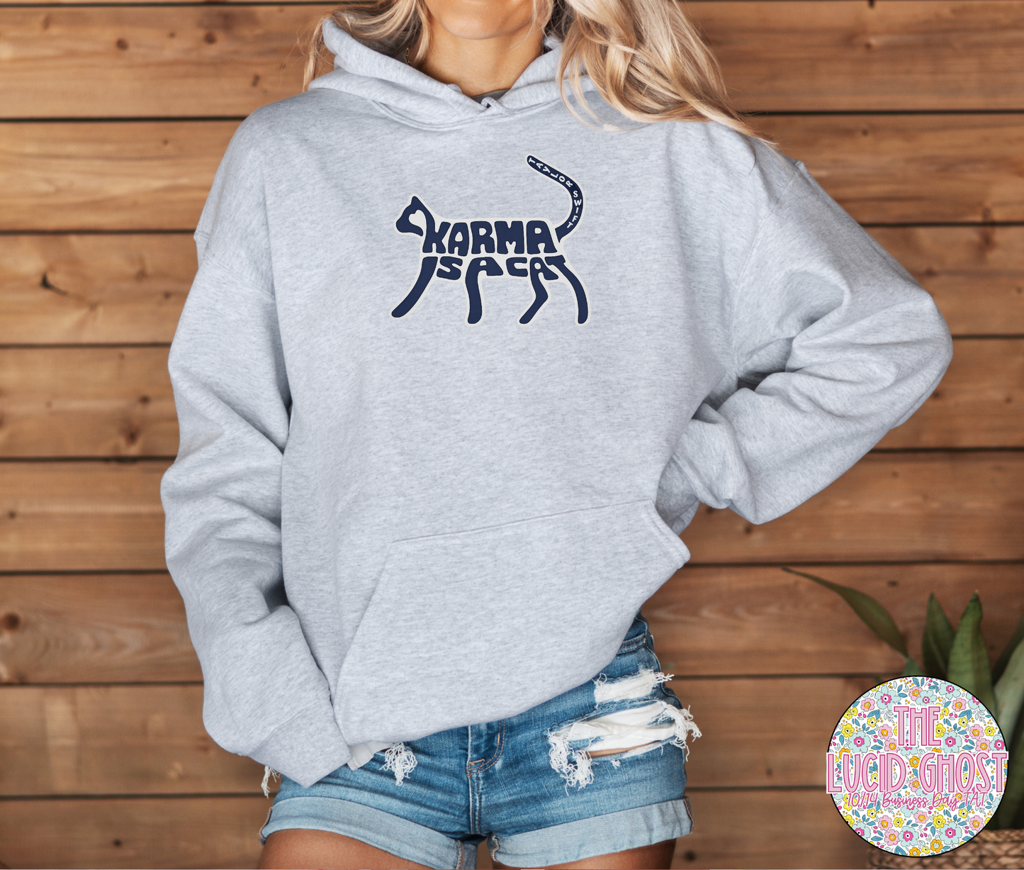 Karma Cat New!  (short sleeve, sweatshirt & hoodie)