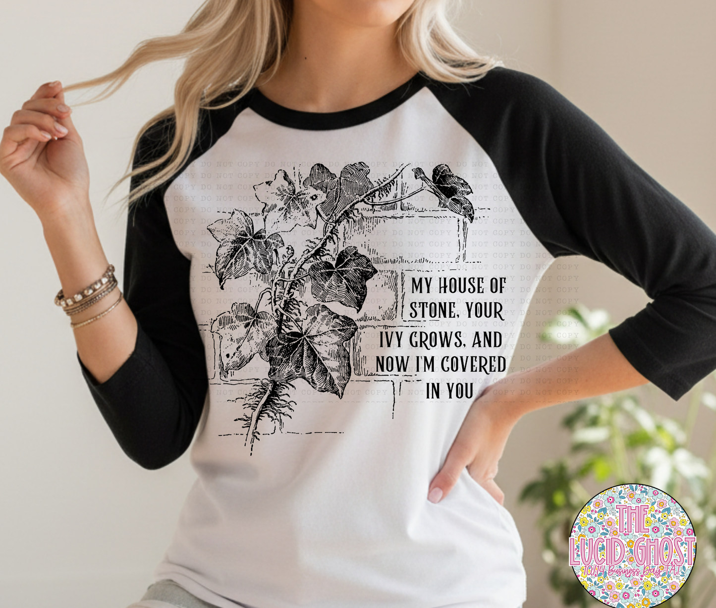 Ivy Baseball Tee (short sleeve, long sleeve & sweater)
