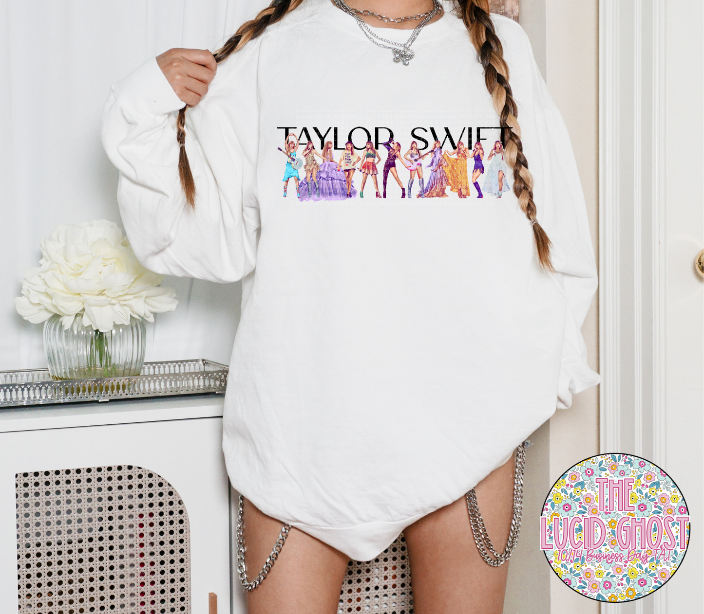 Lineup Crewneck Sweater (Two color options!)