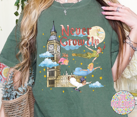 Never grow up (short sleeve, long sleeve & sweater)