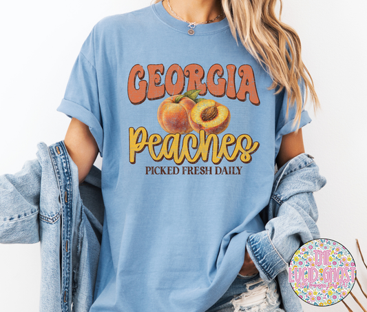 Georgia Peaches (short sleeve, long sleeve & sweater)