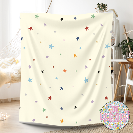 Stars Blanket Mink Fleece Material Pre-Order (Please read description)